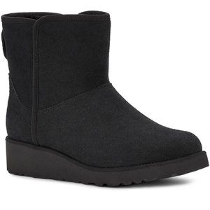 UGG Black Kristin Wedge Bootie, 8.5